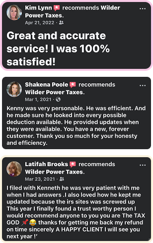 Client testimonials column 2